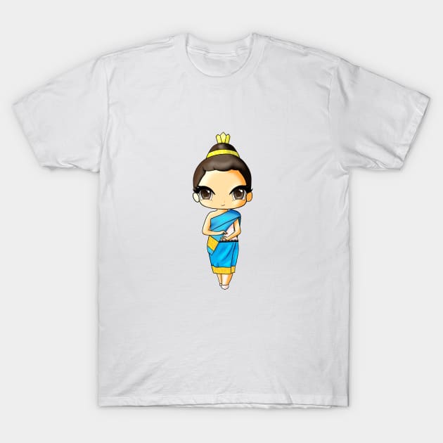 Super Cute Sao Lao Chibi - Traditional Dress *Wedding* T-Shirt by pbDazzler23